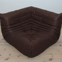 Togo Ecksofa Madras-Leder Braun 5