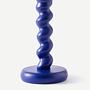 Twister Kerzenhalter Metall Dunkelblau 1