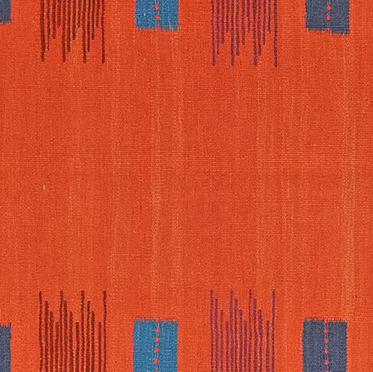 Tappeto Kilim Gashgai arancione 2