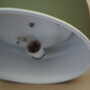 Vintage Pendant Light Metal Green 1990s 5