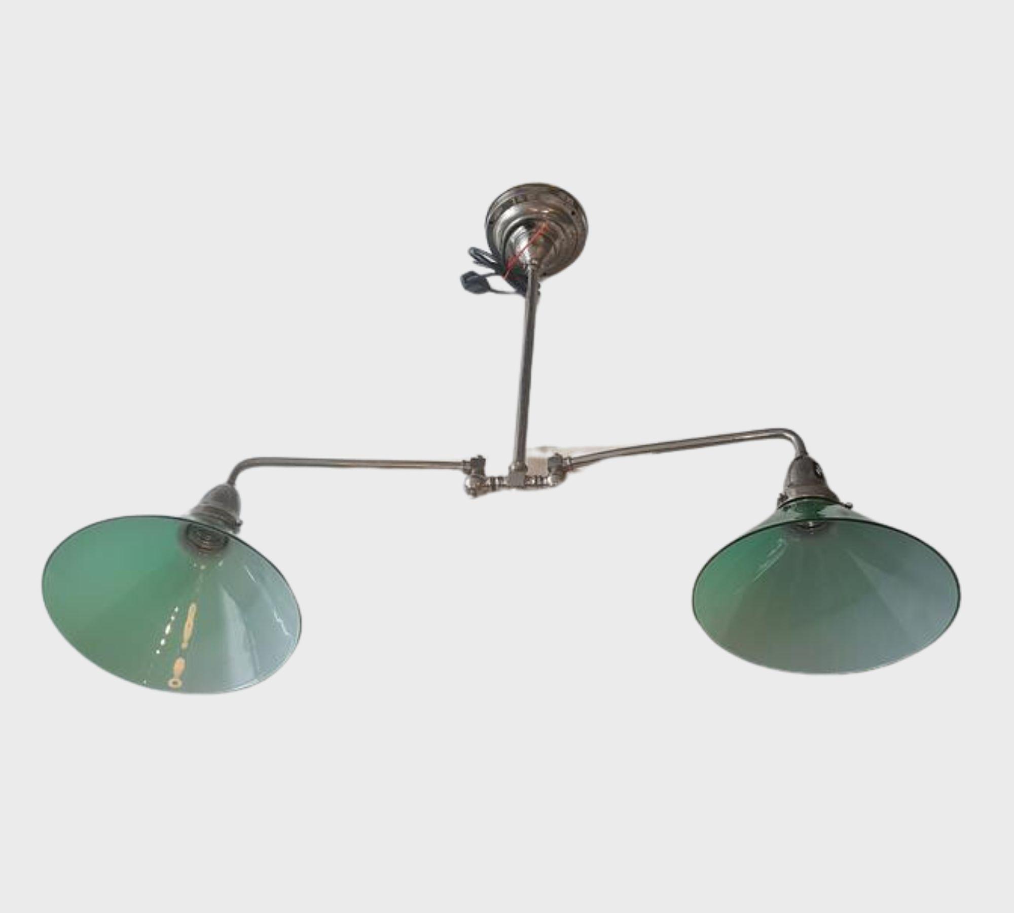 Hanging/Table lamp Glass Metal Green 1