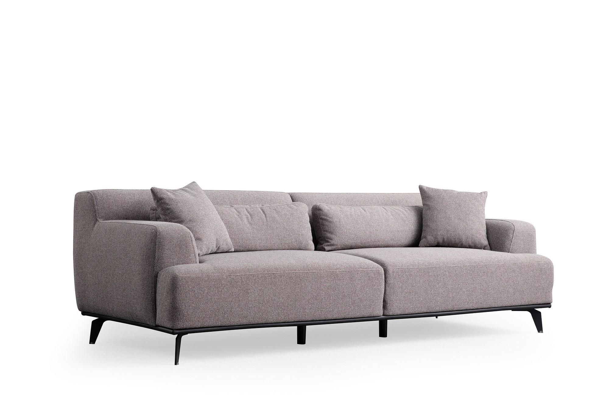 Jaguar 3-seater sofa brown-grey 0