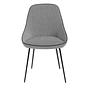 Dining chair textile gray 1