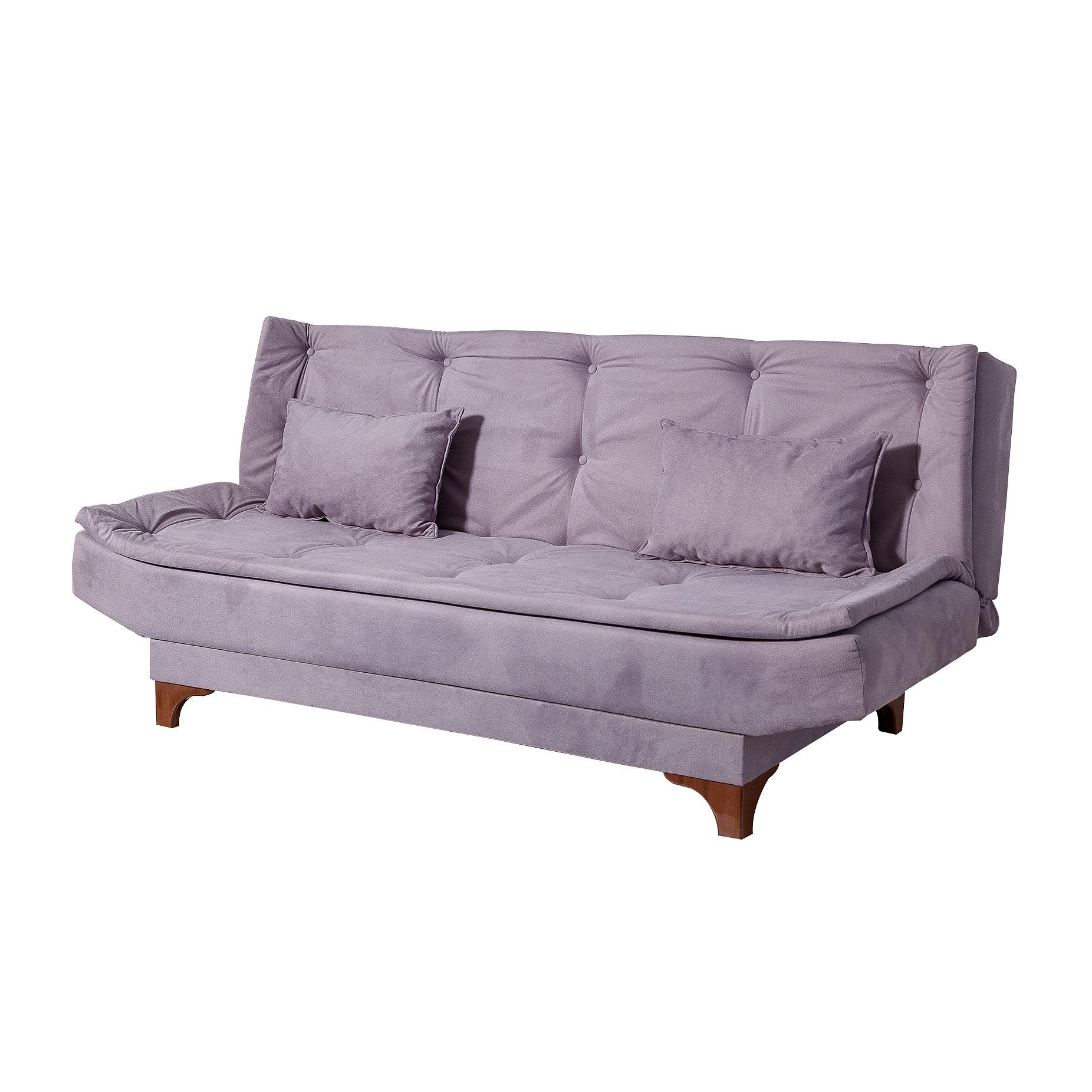 Kelebek Schlafsofa Set Holz Grau 0