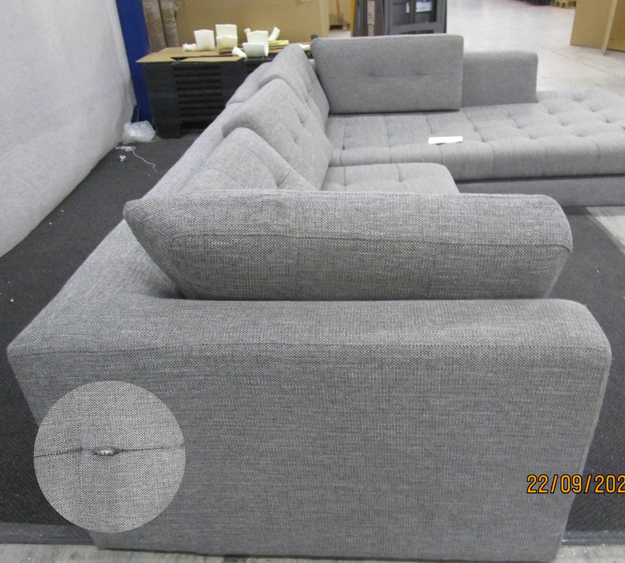 Nelson Sofa Récamiere Rechts Talent Dark Grey 3