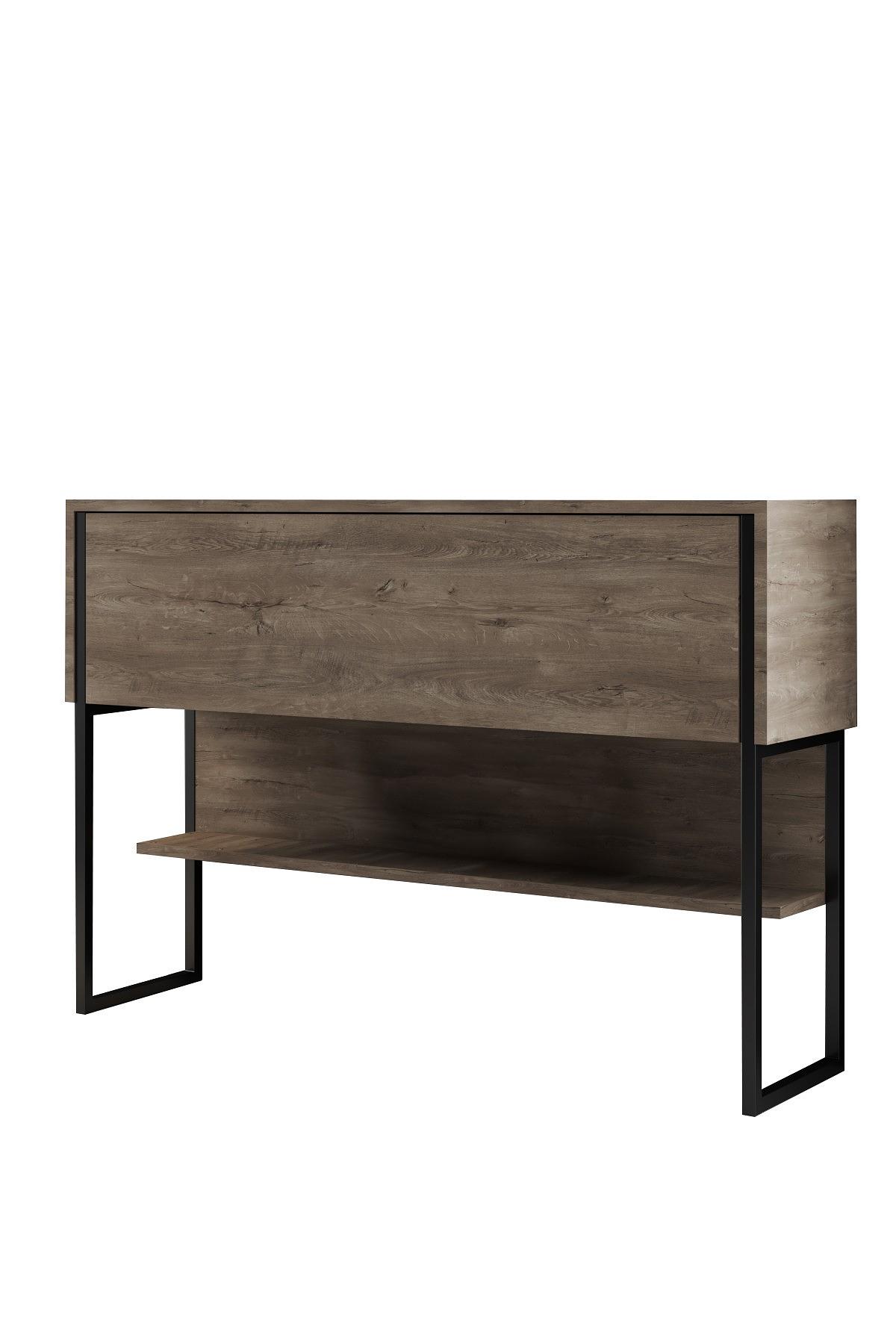 Credenza di lusso in legno impiallacciato nero 0