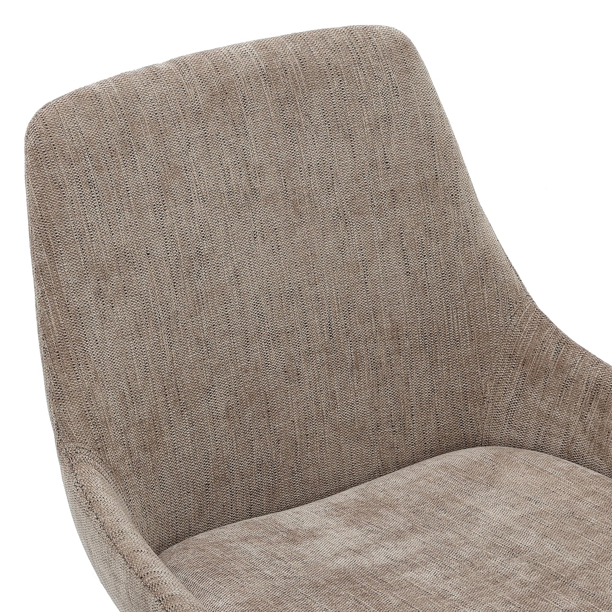 2x Lakins Polsterstuhl Taupe 4