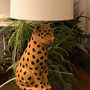 Raja Tischlampe Stoff Keramik Multicolour  1