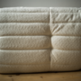 Togo Ecksofa Bouclé Weiß 3