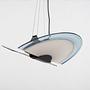 Pendant lamp Metal Glass 1990s 2