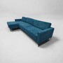 Tyme Sofa Récamiere Links Cord Marineblau 1