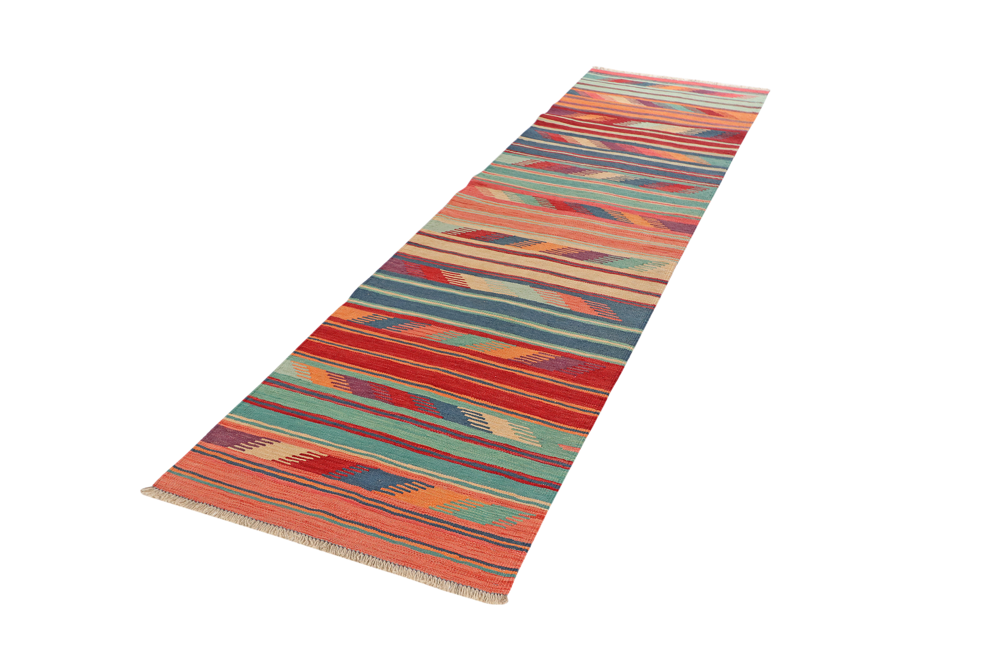 Kilim Gashgai Teppich Mehrfarbig 3