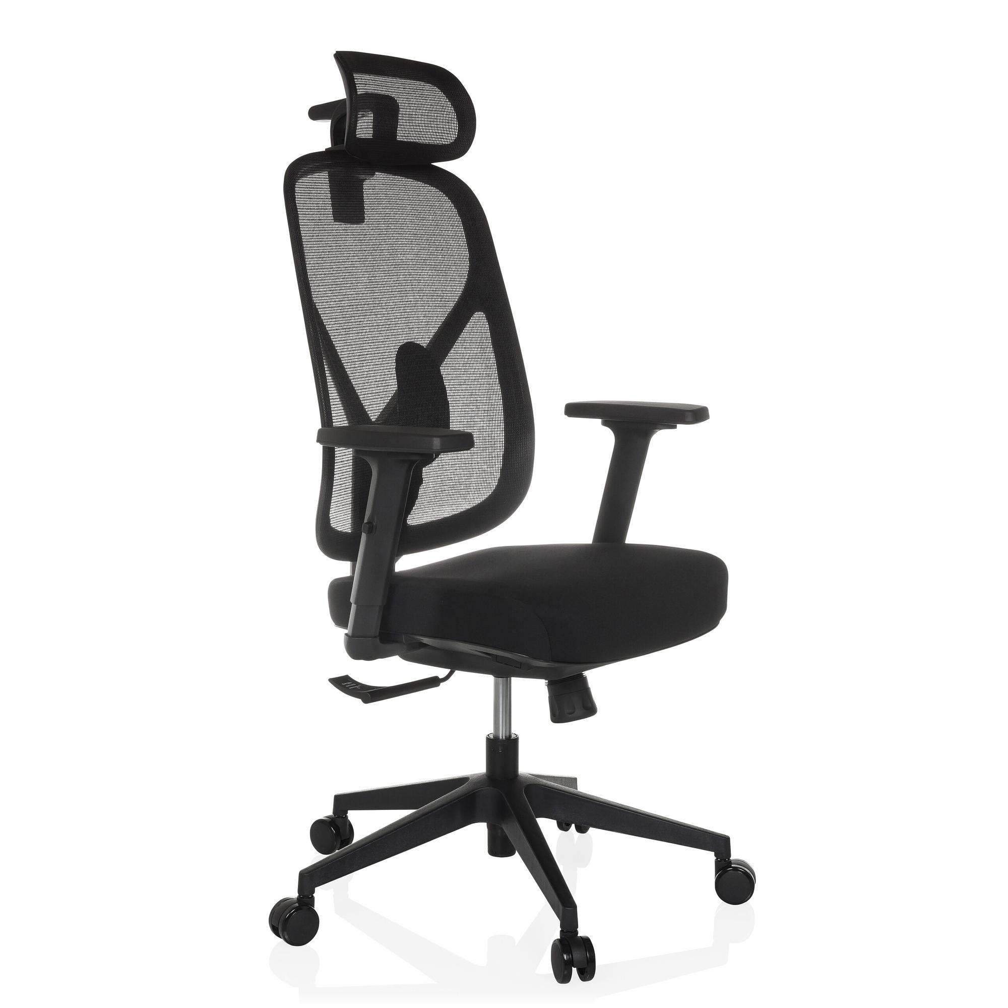 RALOO ECO Bürostuhl Netzstoff Schwarz 5