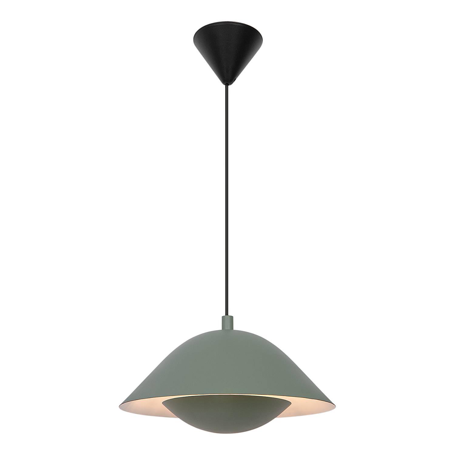 Freya Pendelleuchte Aluminium Olivgrün 1-flammig 2