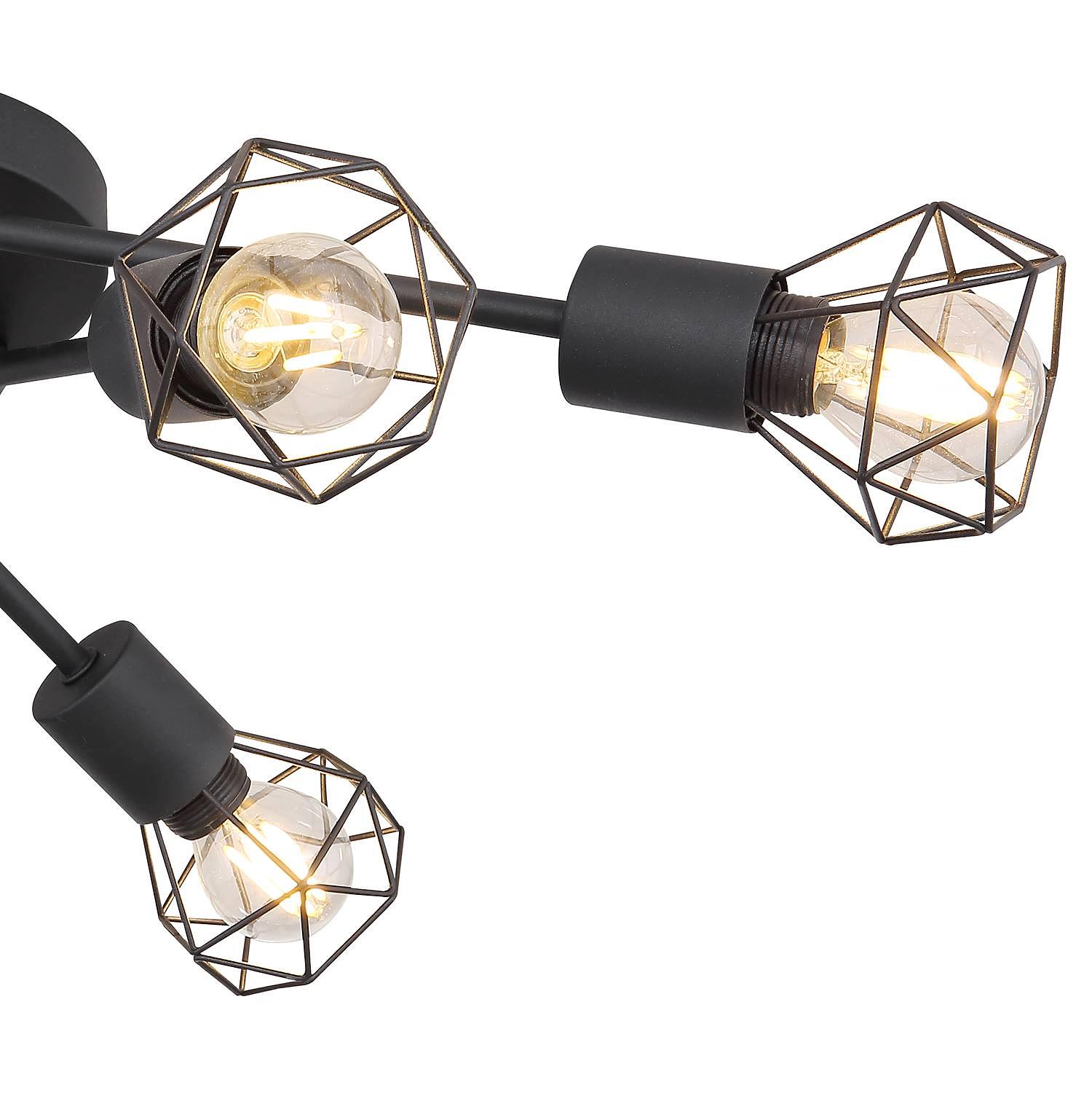 Ceiling lamp Xara IV Black 3