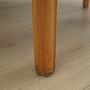 Tavolo vintage in faggio marrone anni '70 12