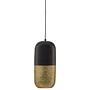 Tirsa Hängelampe Metall Schwarz Gold 0