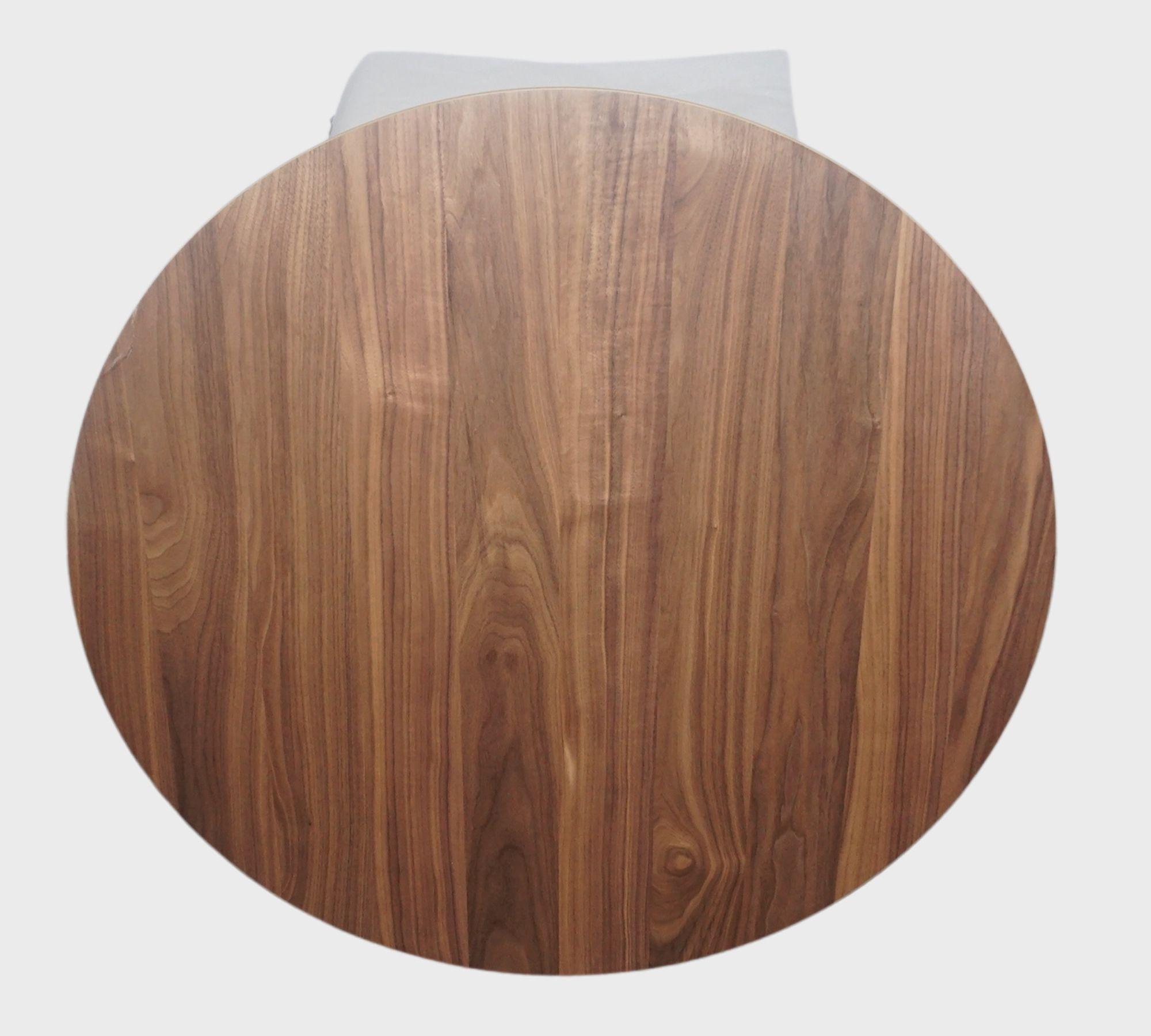 Hubert Couchtisch Walnut Ø 60cm 3