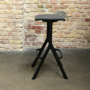 Axyl Bar stool Fabric Plastic Black 1