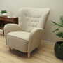 Sessel Textil Holz Beige 3