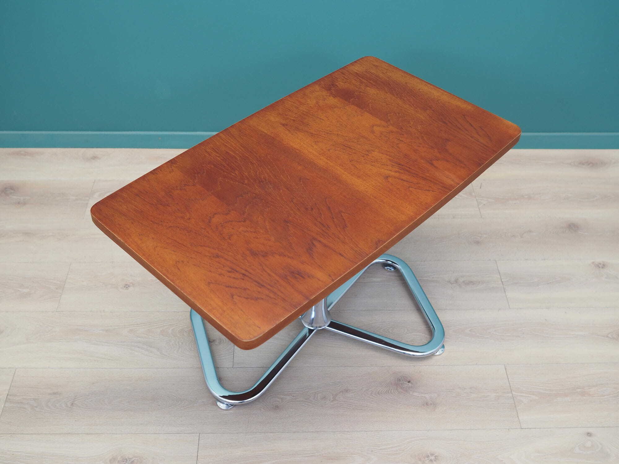 Vintage Coffee Table Teak Wood Brown 1970s 5