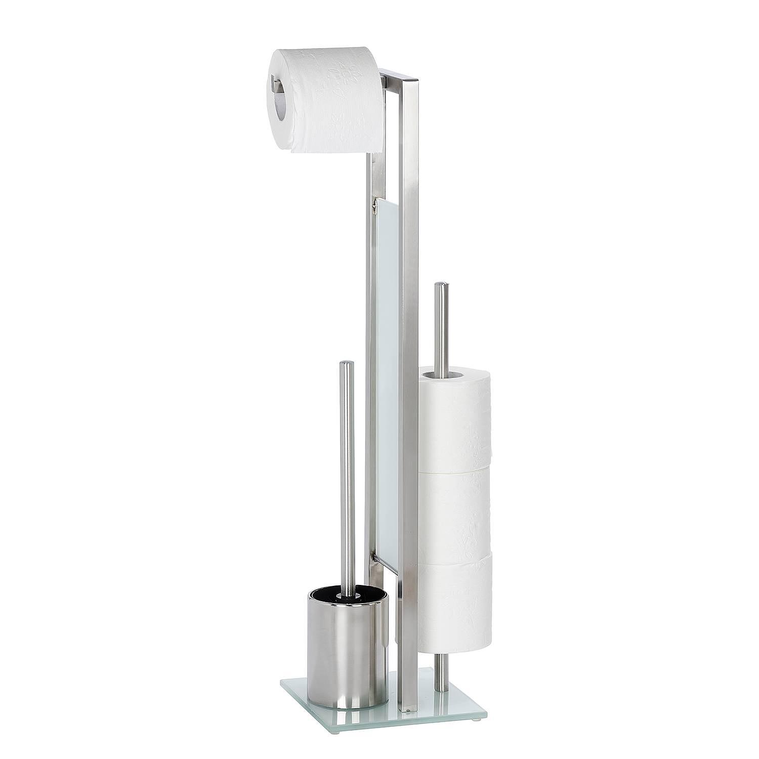 WC-Garnitur Rivalta Stahl Silber 2