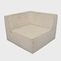 Dane 1-Sitzer Eckmodul Links Maya Cream 4