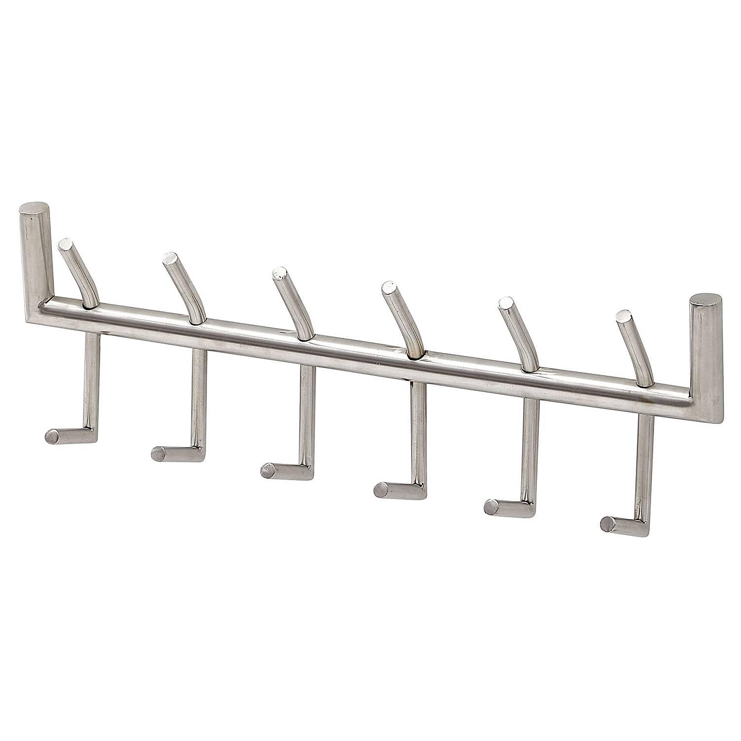 Wandgarderobe Starkow Stahl Silber 1