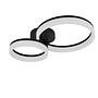 Scope LED ceiling light with 2 rings Acrylic glass Iron Black 4