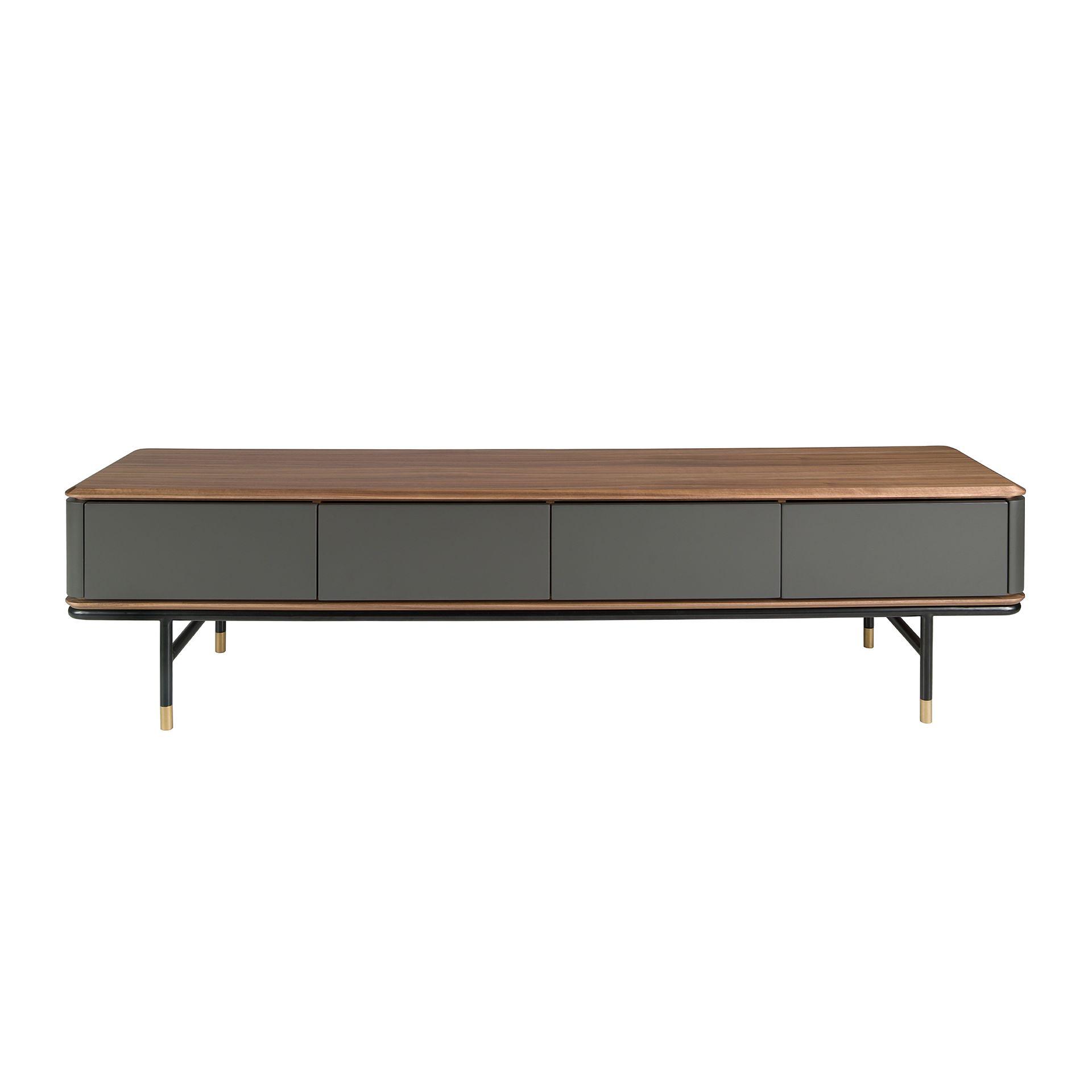 TV-Lowboard Grau 2