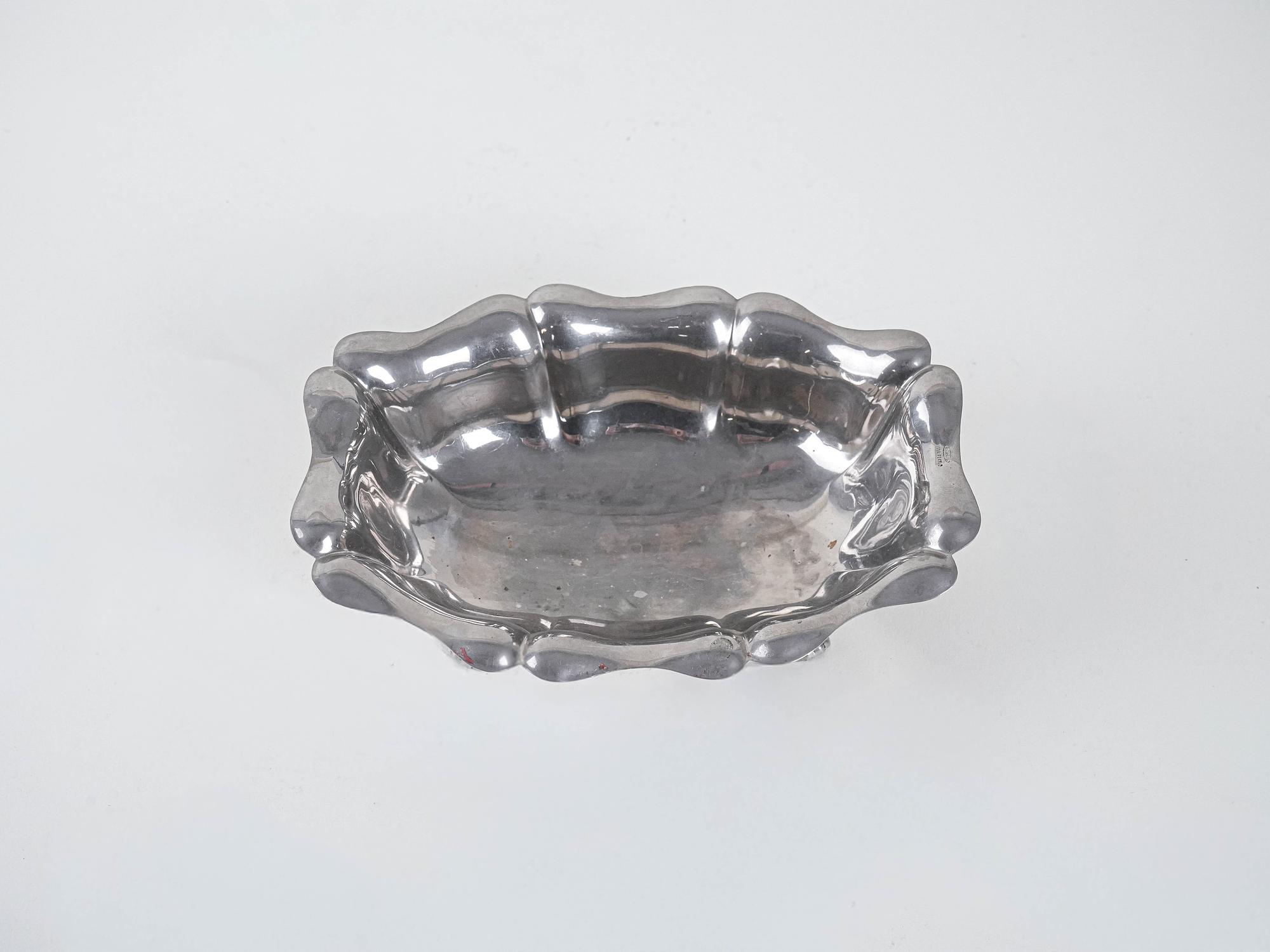 Servierplatte Silber 3