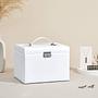 Jewelry Box La Chapelle IV Faux Leather / Velvet White / Beige 3