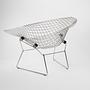 Diamond Chair XL Chrom Silber 4