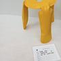 Plopp Mini Hocker Stahl Gelb Matt 1