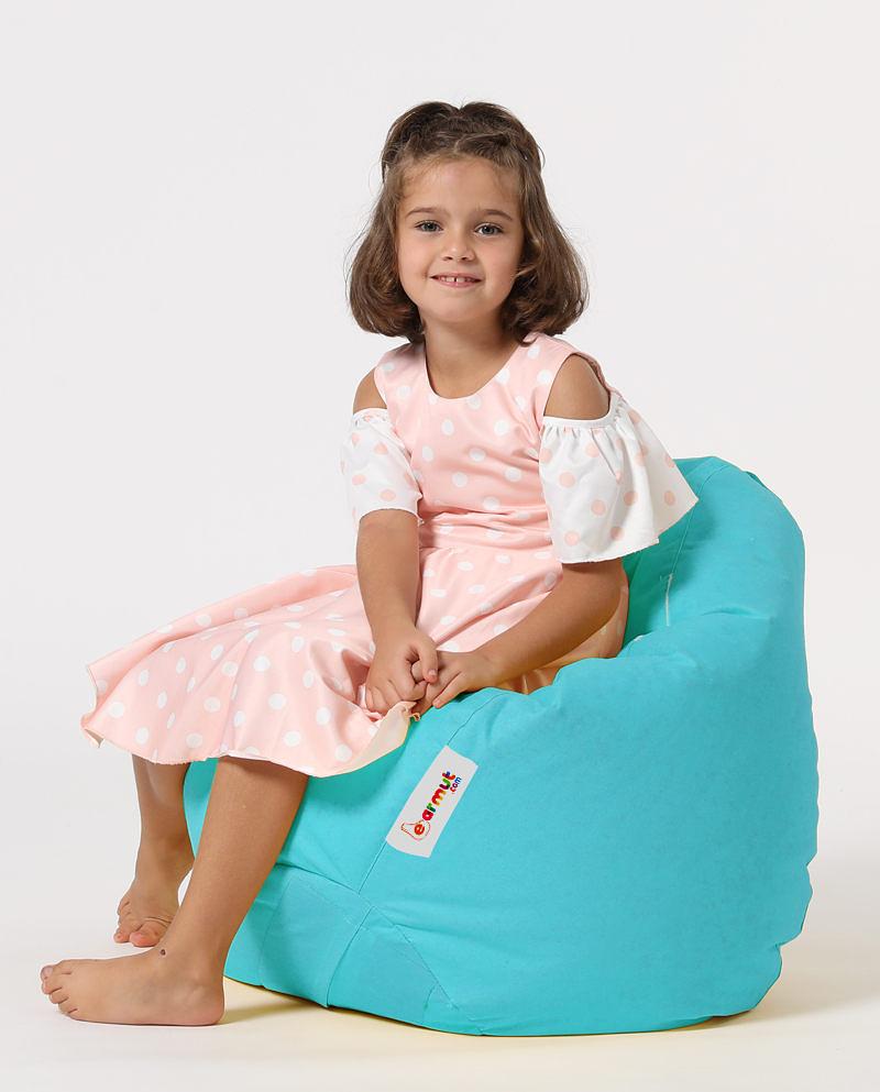 Kids Garden Beanbag Turquoise 3
