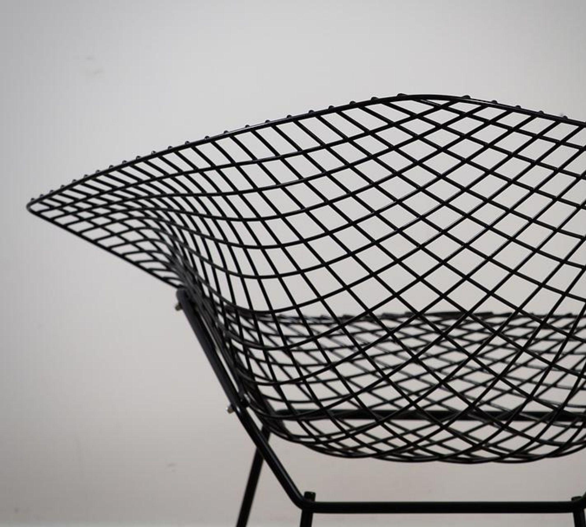 Bertoia Diamond Chair Schwarz  5