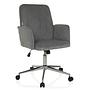 SOLAO CORD Office chair Swivel with casters Cord-look Grey 1