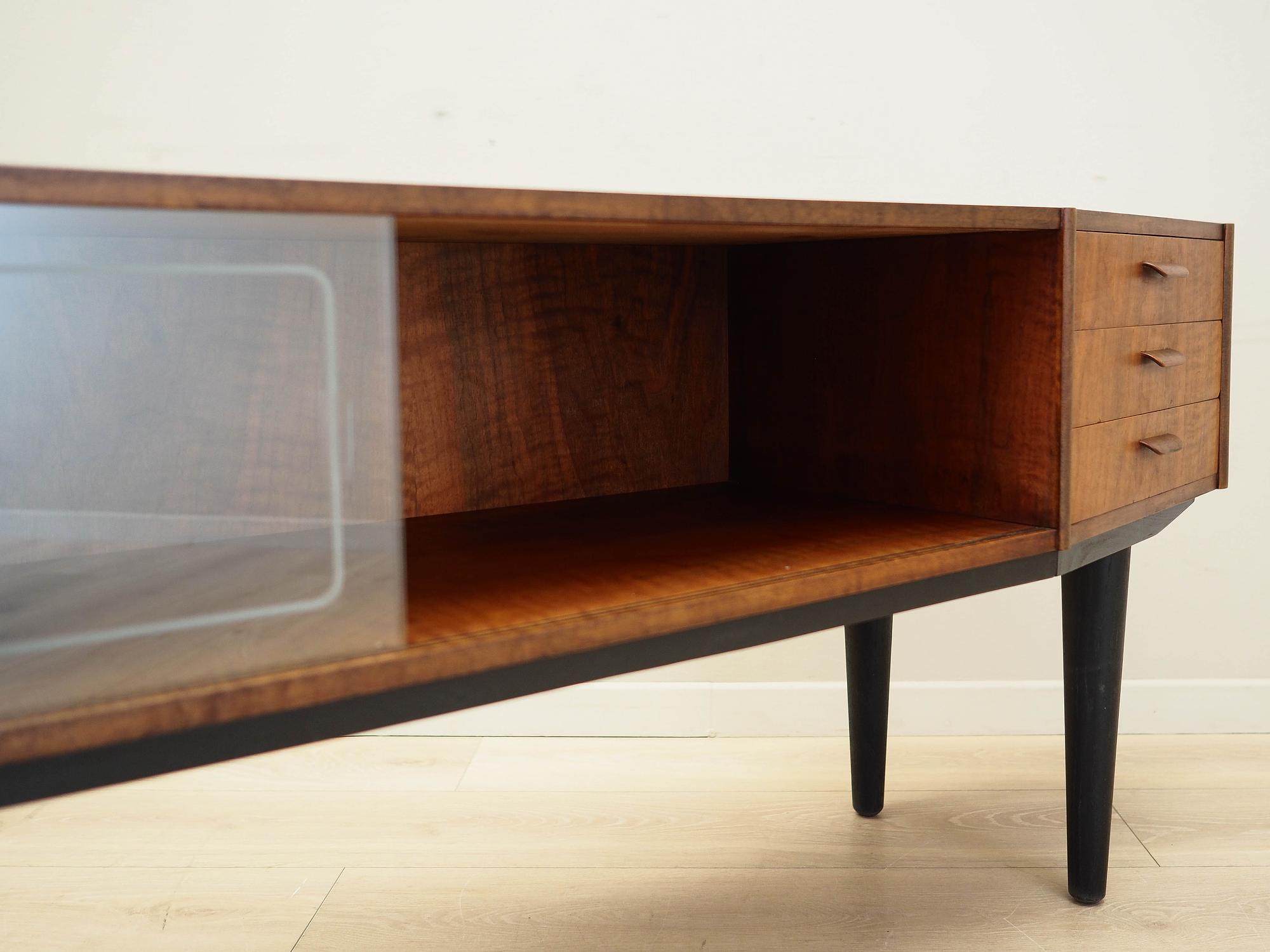 Lowboard Walnut Brown 1960s 8