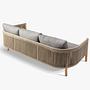 Majorelle Outdoor Sofa 3-Sitzer Polyester Sand 6