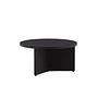Saltö Sofatisch Holz Schwarz Ø85cm 5