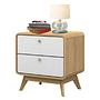 Nightstand Woodmoor Oak White 2