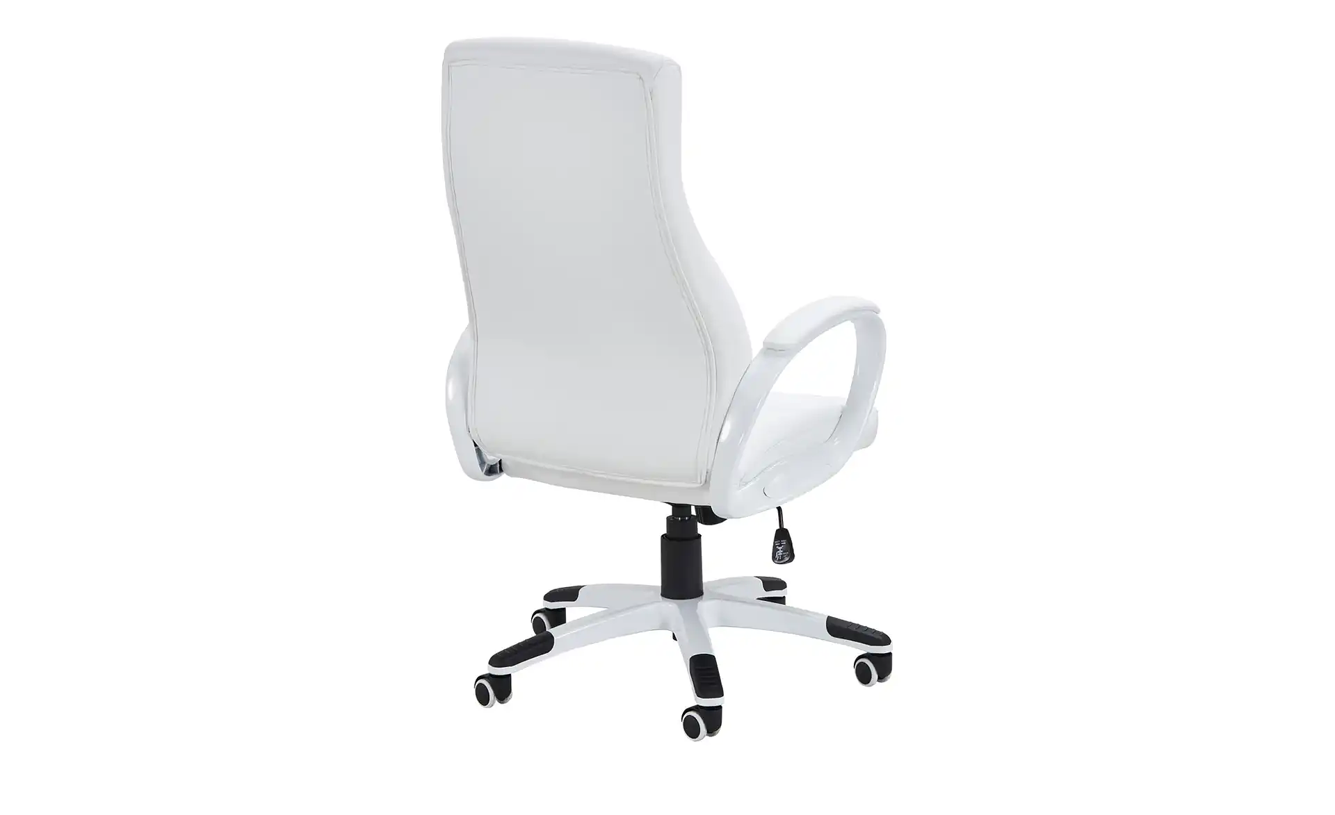 Traun Bürostuhl mit Drehfunktion & Wippmechanik Weiß 3