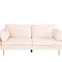 Boom Sofa 3-Sitzer Samt  Creme 0