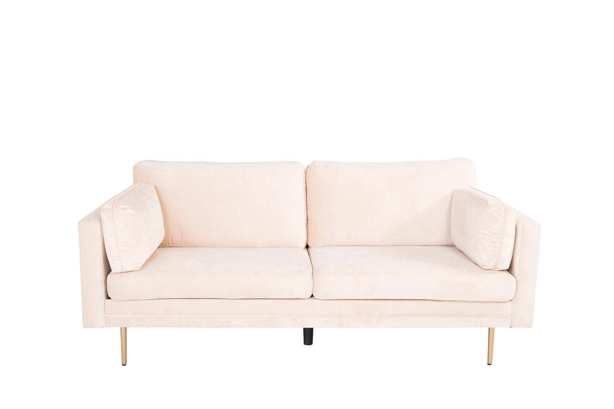 Boom Sofa 3-Sitzer Samt  Creme 0
