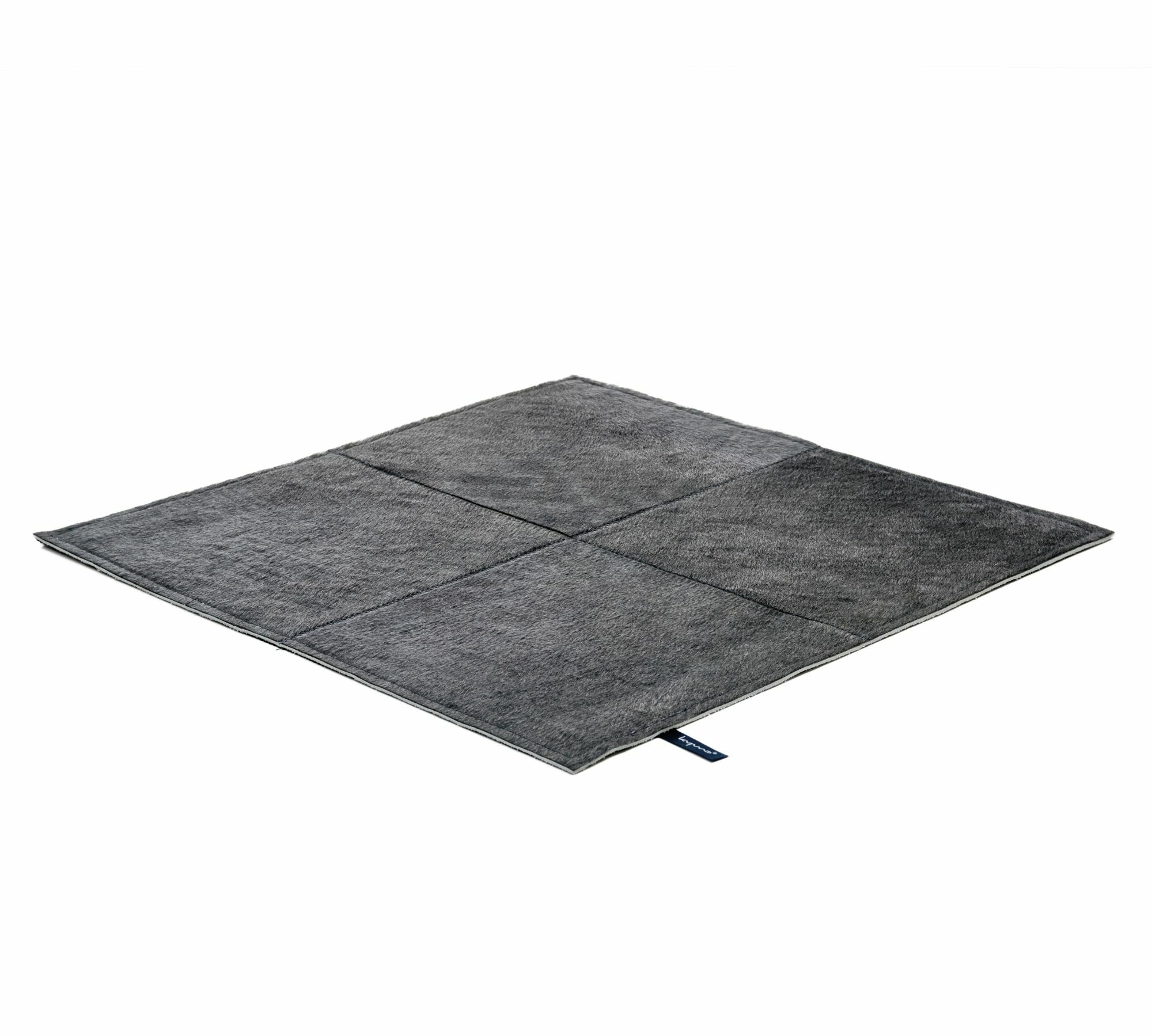 Rare Soul Teppich Leder Grau 150 x 210 cm 0