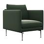 Flamingo armchair velvet Solemio dark green 70 0