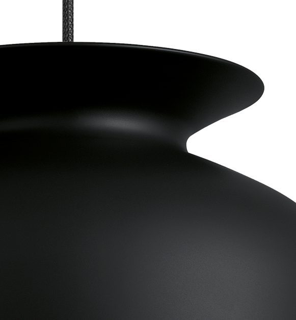 Ronde Hängeleuchte Schwarz 1