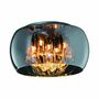 Deckenleuchte Lichtfeuer Glas Metall Chrom 0