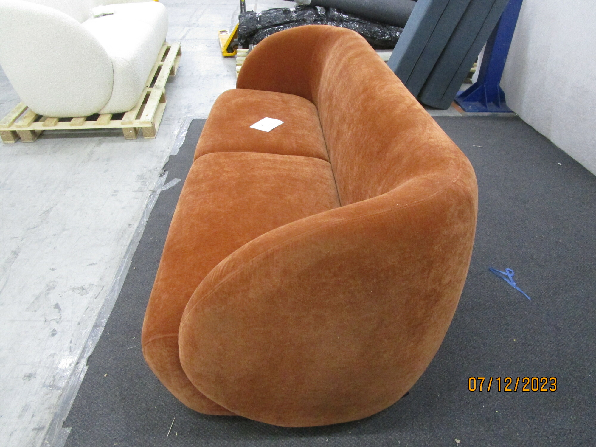 Design-Award-Winning Paula Sofa 3-Sitzer Moss Rust 7