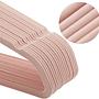 Ashbury Clothes Hangers Set of 50 ABS Plastic Pink Gold 2